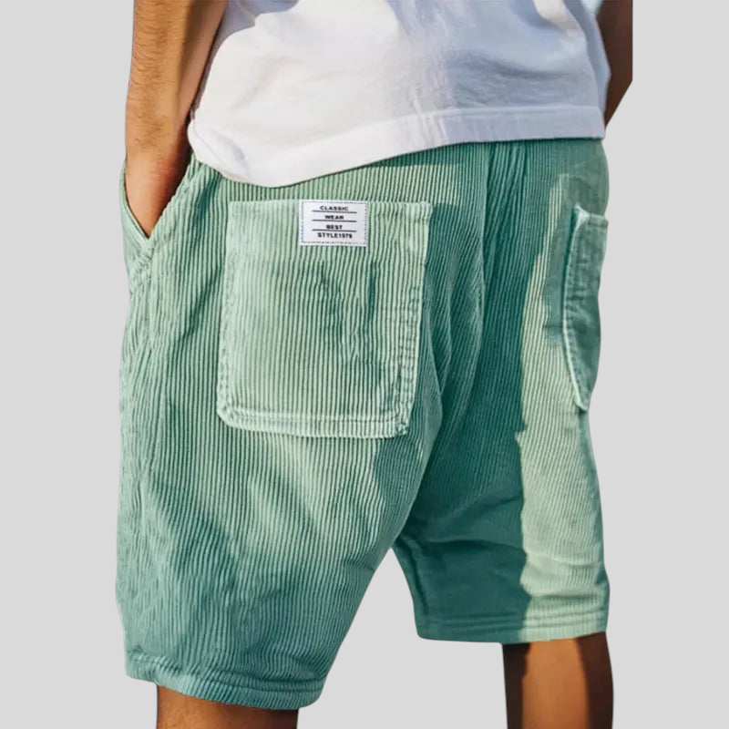 Percival - Elegant Velvet Shorts