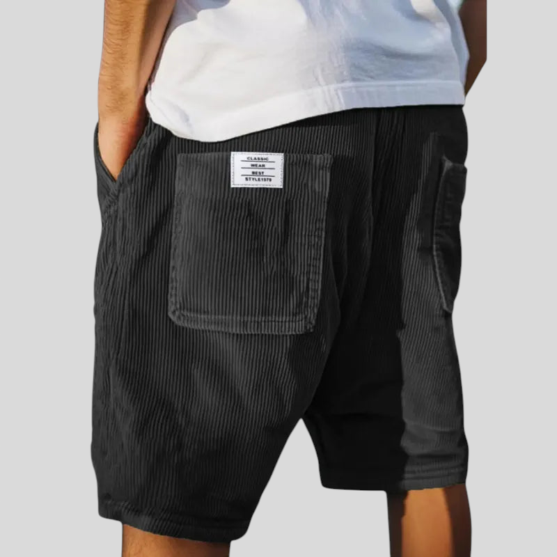 Percival - Elegant Velvet Shorts
