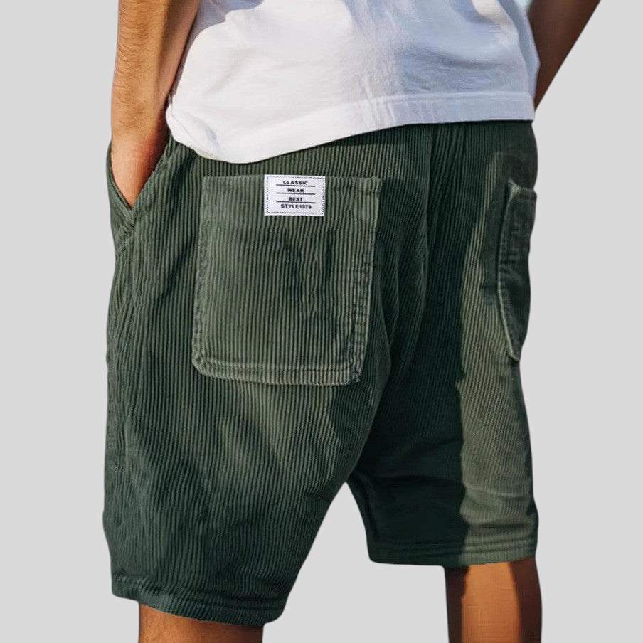 Percival - Elegant Velvet Shorts
