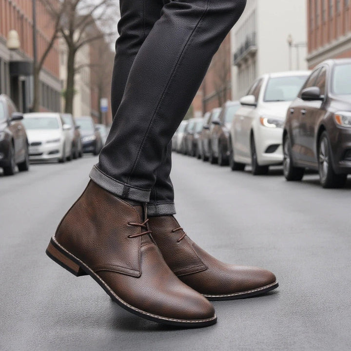 Nolan - Leather Boots