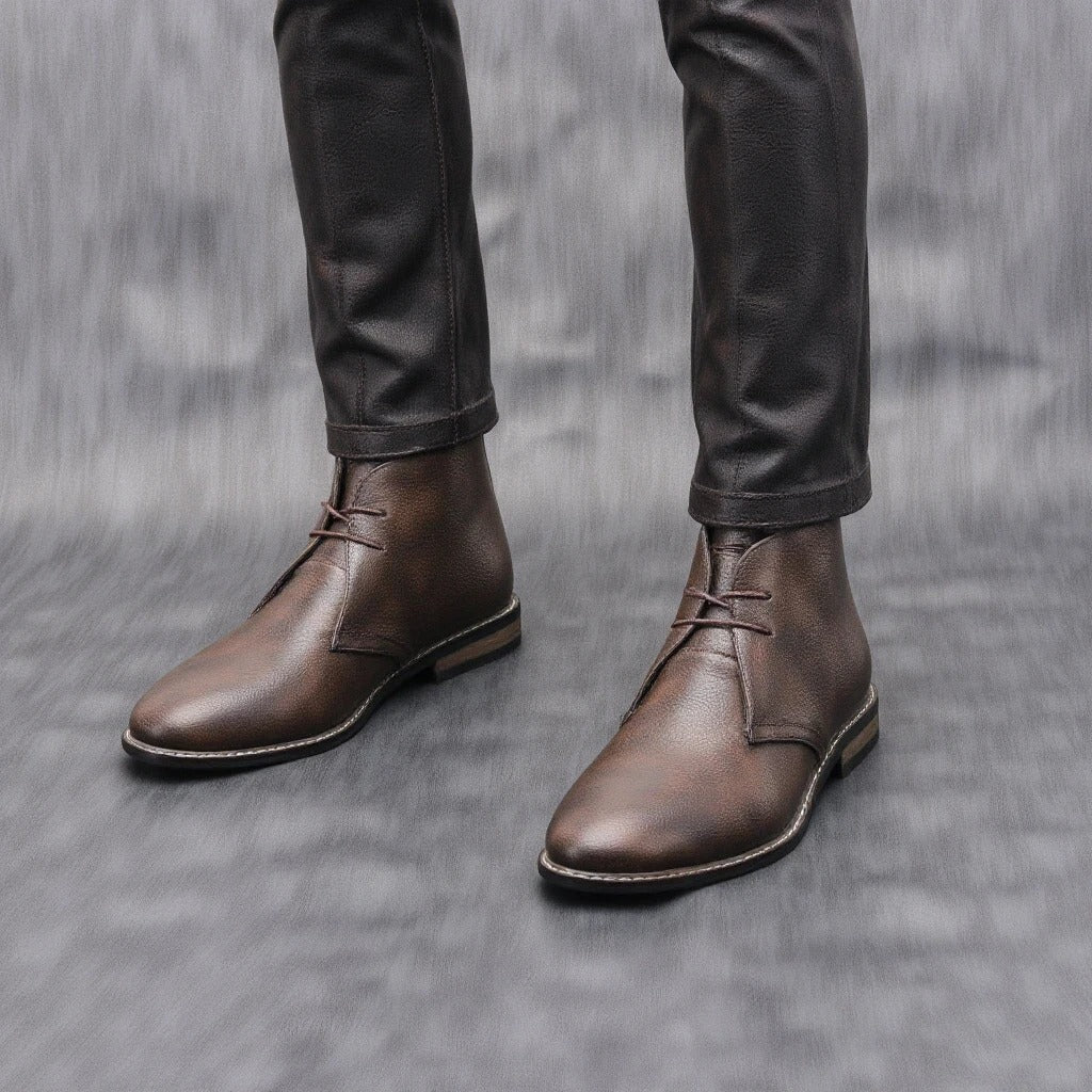 Nolan - Leather Boots