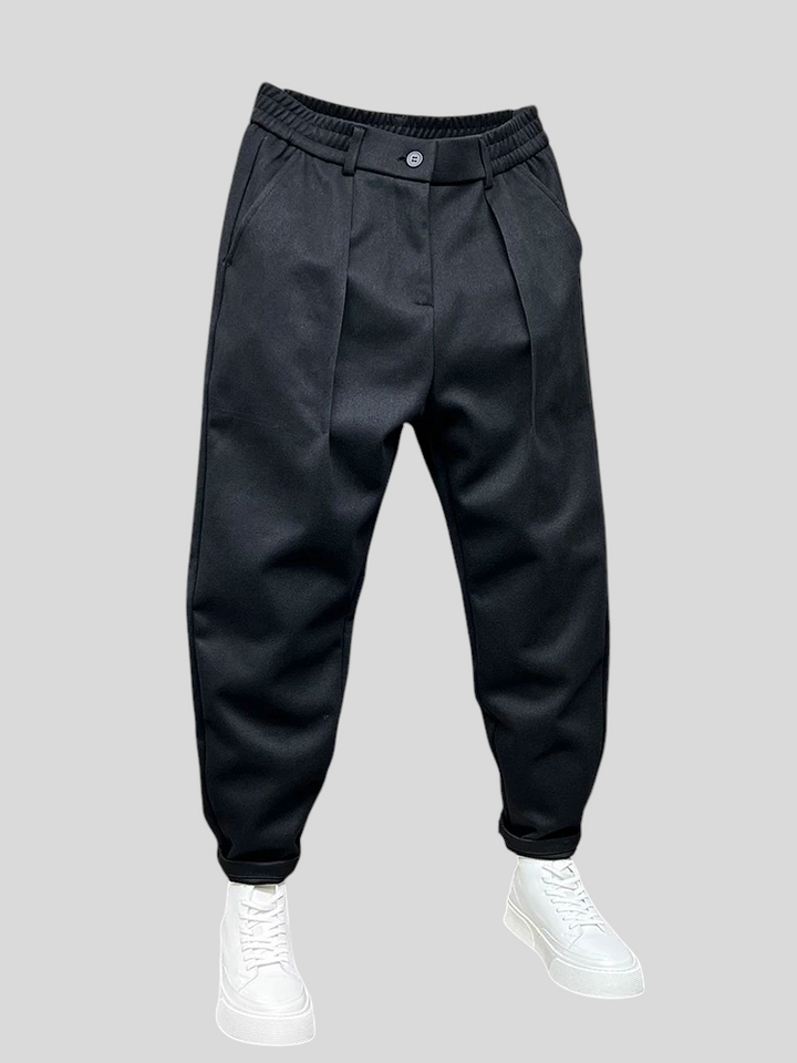 Marlon - Elegant Melange Pants