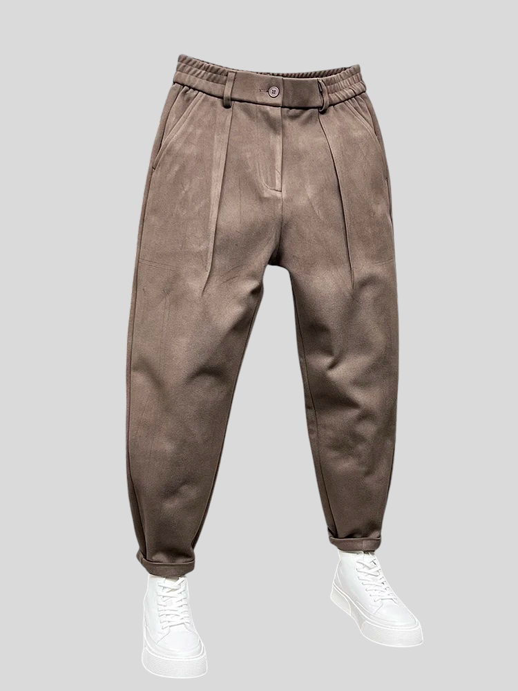Marlon - Elegant Melange Pants