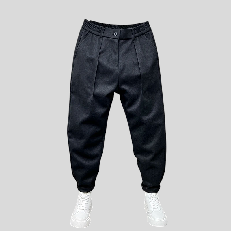 Marlon - Elegant Melange Pants