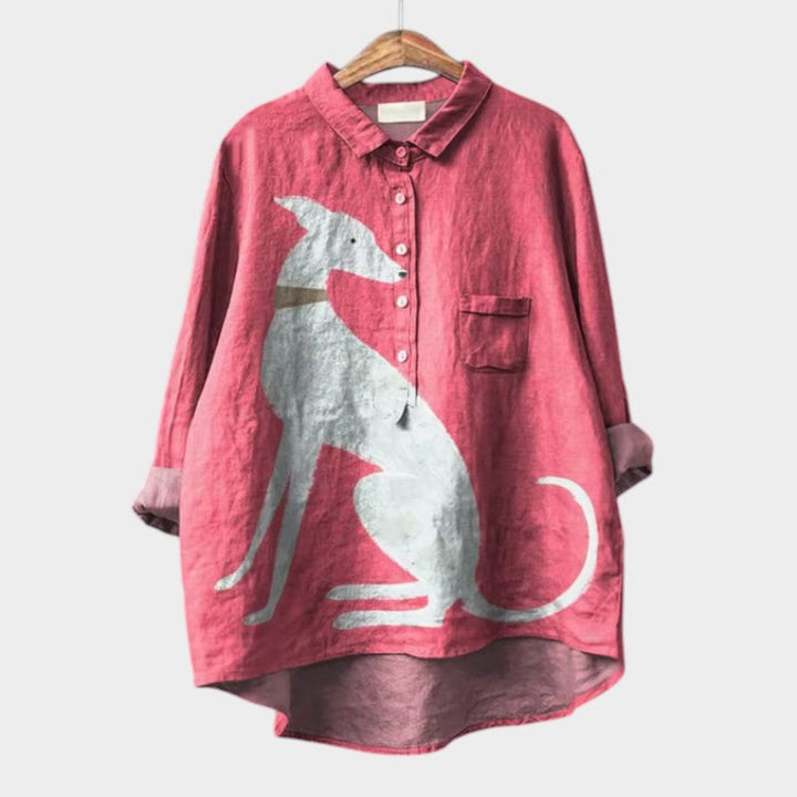 Mabel | Elegant Linen Blouse for Summer