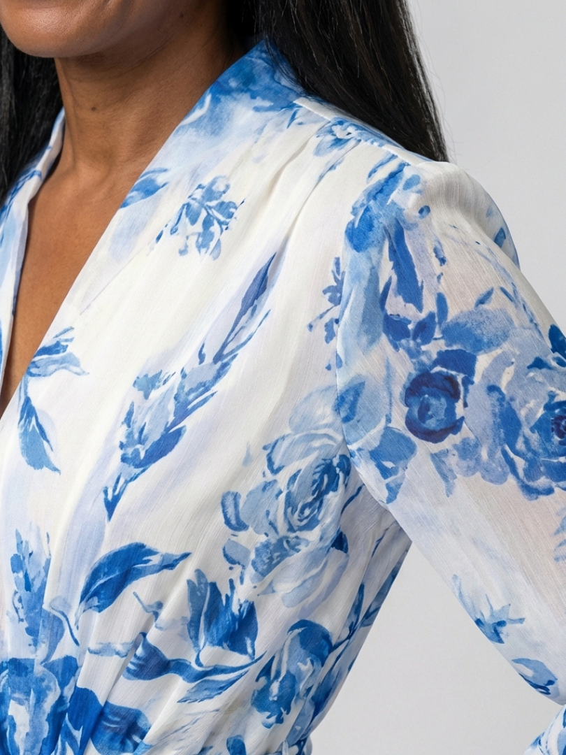 Amanda | Floral Long Sleeve Maxi Dress