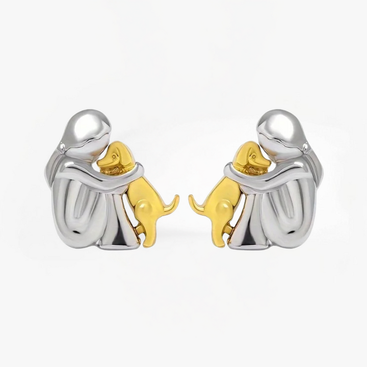 Dog Hug - Earrings