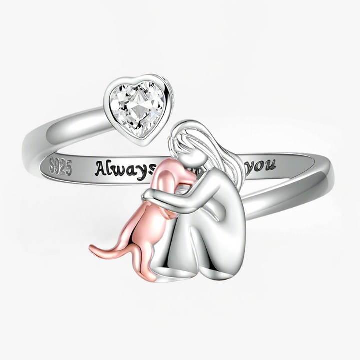Dog Hug - Ring (Pink)