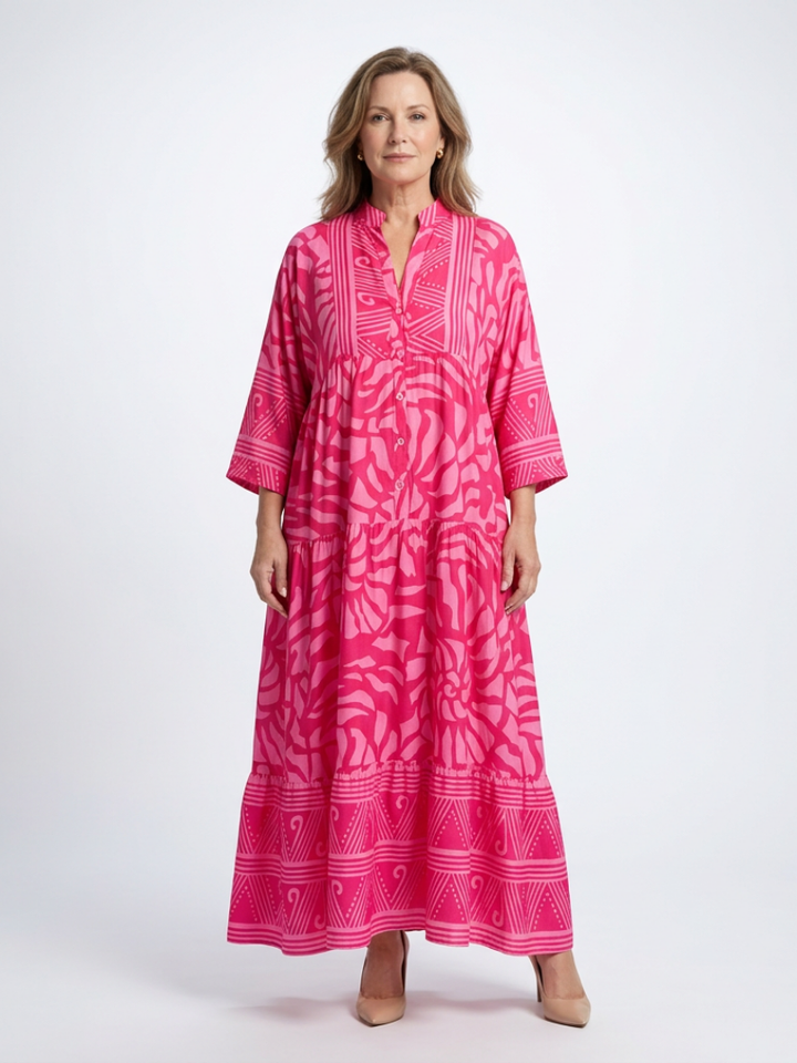 Alexis | Midi Dress with Buttons