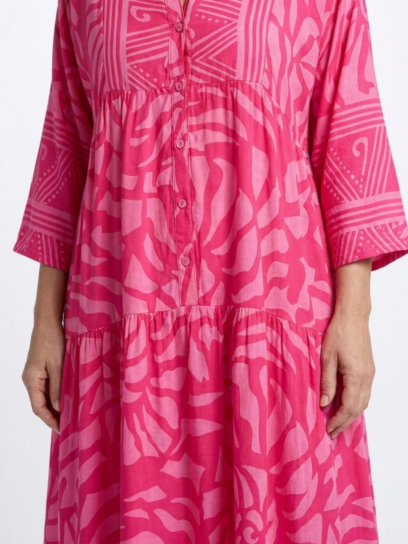 Alexis | Midi Dress with Buttons