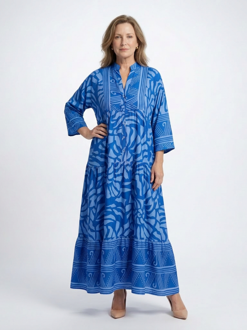 Alexis | Midi Dress with Buttons