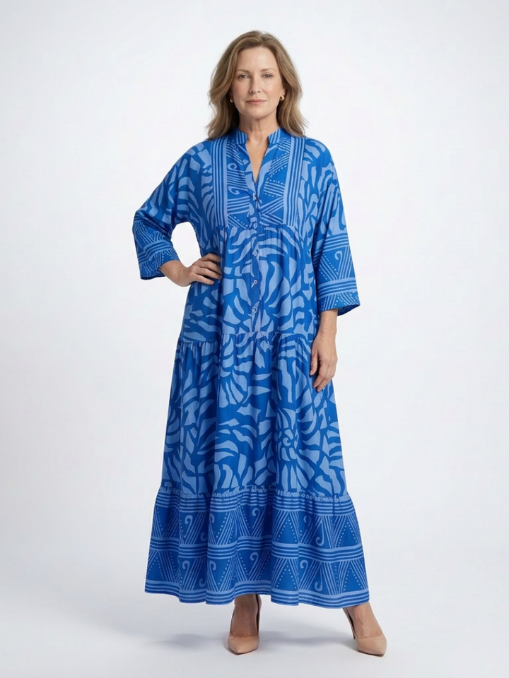 Alexis | Midi Dress with Buttons