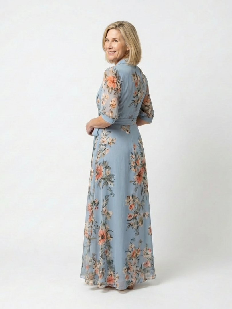 Brooklyn | Wrap Floral Maxi Dress